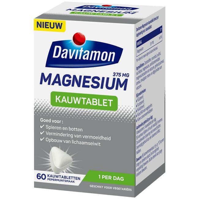 Davitamon Magnesium Pepermunt 60 stuks