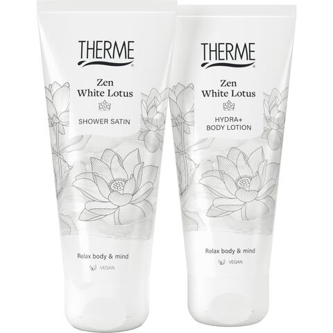 Therme Zen White Lotus Halve Harmonica Body Lotion /Shower Satin Geschenkset