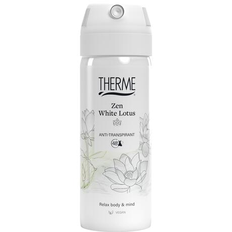 Therme Zen White Lotus Anti-Transpirant 48H Deodorant Spray Mini 50 ML
