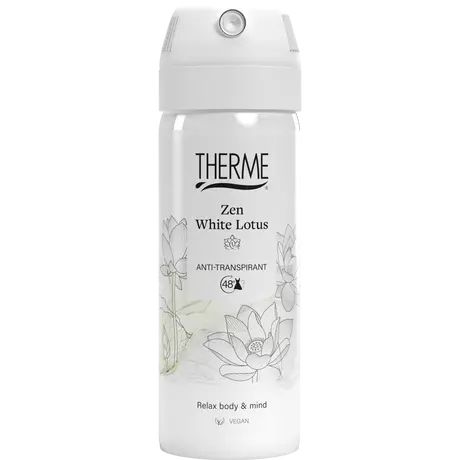 Therme Zen White Lotus Anti-Transpirant 48H Deodorant Spray Mini 50 ML