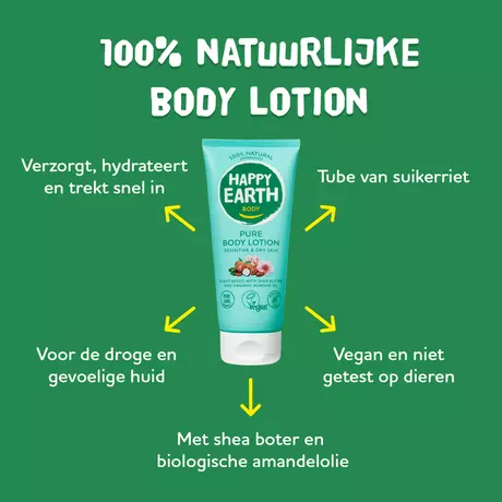 Happy Earth 100% Natuurlijke Soft Bodylotion 200 ML