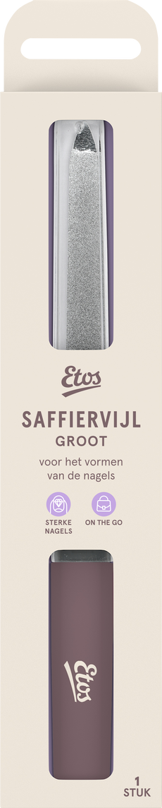Etos Saffieren Nagelvijl Groot