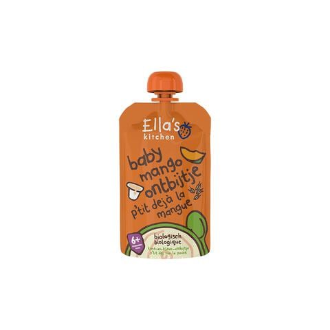 Ella's Kitchen Bio Mango Knijpfruit 6+ Maanden 100 gram