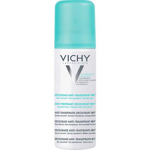 Vichy Deodorant Intense 48U Transpiratie Spray Gevoelige Huid 125 ML