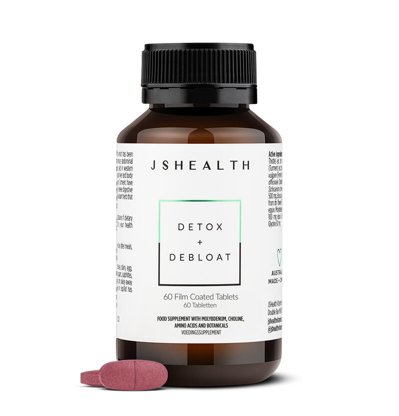 JSHealth Detox Debloat Tab 60 stuks