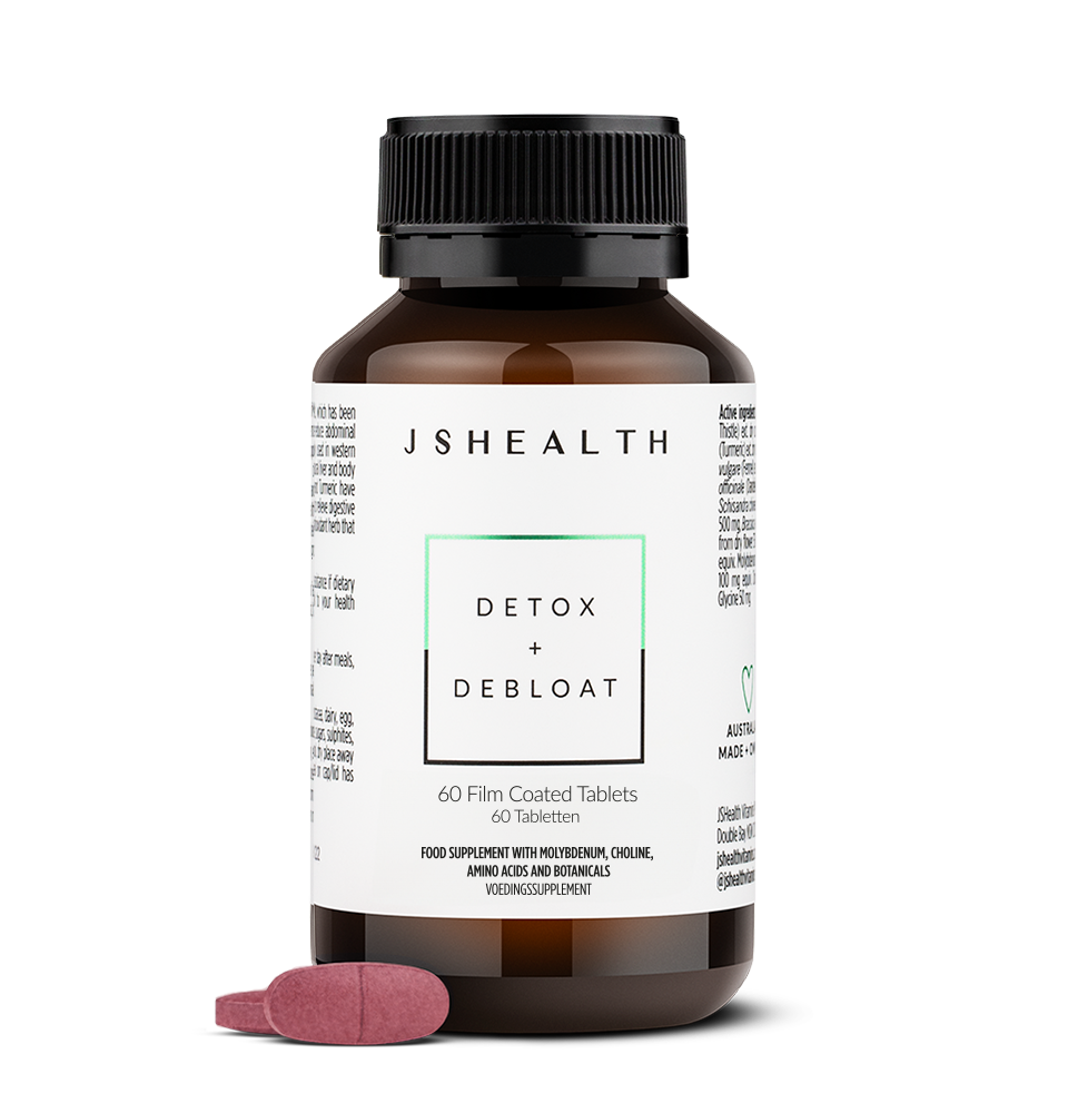 JSHealth Detox Debloat Tab 60 - 60 stuks