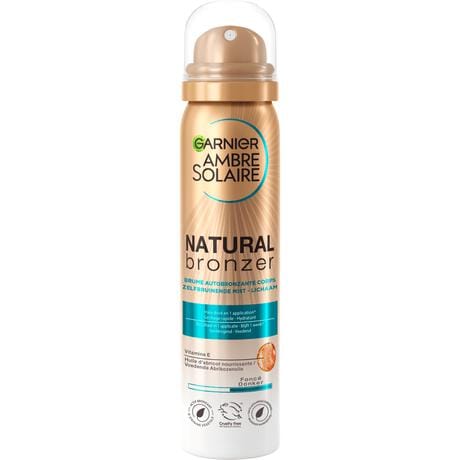 Garnier Ambre Solaire Natural Bronzer Body Mist Zelfbruiner voor Gezicht met Vitamine E 150ml