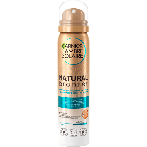 Garnier Ambre Solaire Natural Bronzer Body Mist Zelfbruiner voor Gezicht met Vitamine E 150ml