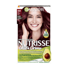 Garnier Nutrisse Crème Permanente Haarverf 4.6 Diep Rood Middenbruin