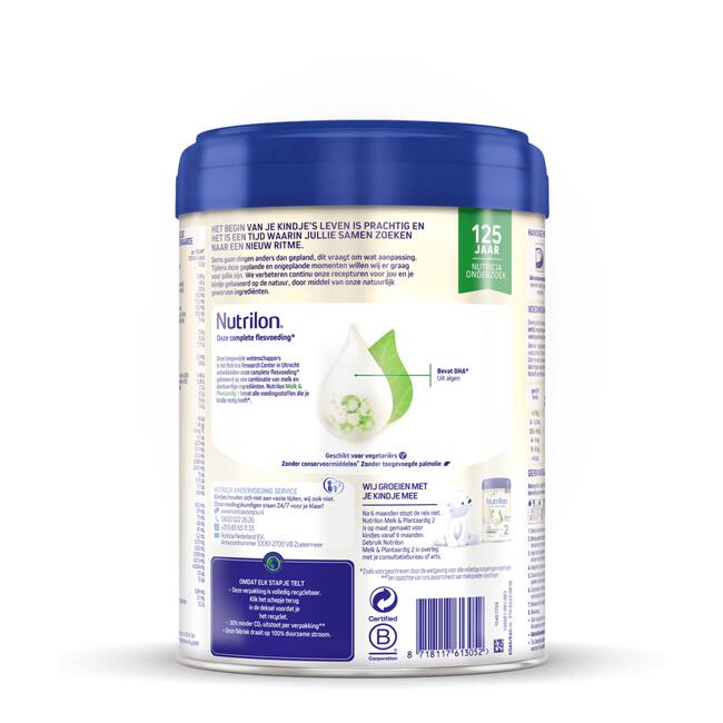 Nutrilon Melk & Plantaardig 1 Zuigelingenvoeding 0-6 Maanden 800 GR