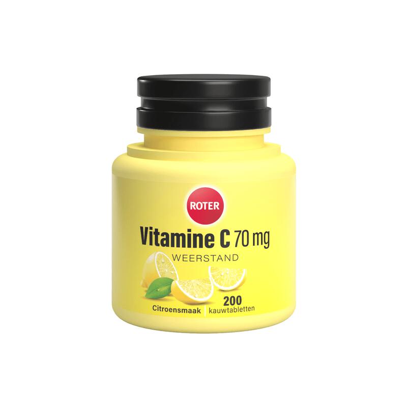 Roter Vitamine C 70 MG Citroen Kauwtabletten 200 stuks
