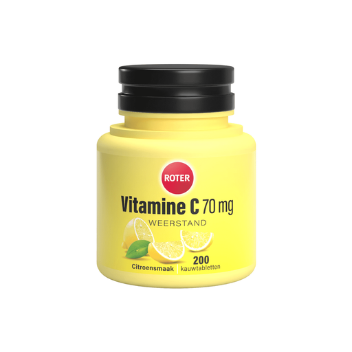 Roter Vitamine C 70 MG Citroen Kauwtabletten 200 stuks