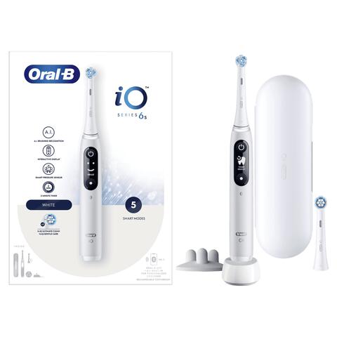 Oral-B iO 6S Wit Elektrische Tandenborstel By Braun