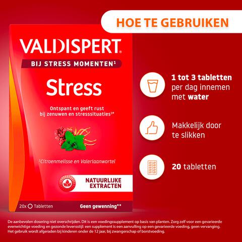 Valdispert Stress Moments 20 tabletten