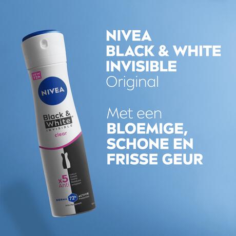 NIVEA Invisible Black & White Original Deodorant Spray 150 ML