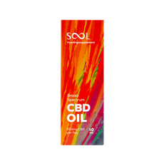 SOOL Broad Spectrum CBD Olie 5% 500mg CBD 10 ML