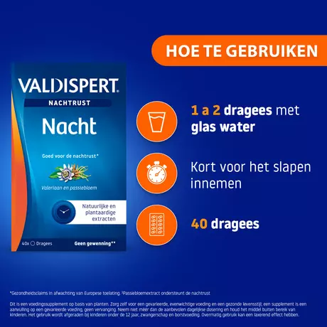 Valdispert Nacht Tabletten 40 stuks