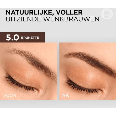 L'Oréal Paris Brow Color wenkbrauwverf 5.0 Brunette 30ML