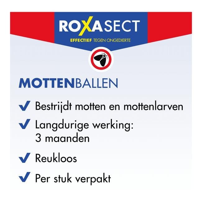Roxasect Mottenballen 20 stuks