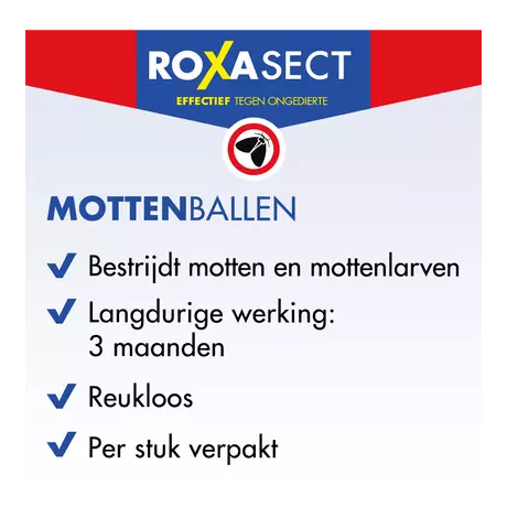 Roxasect Mottenballen 20 stuks