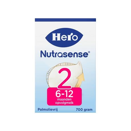 Hero Nutrasense Classic Opvolgmelk 2 (6-12m) met melkvet 700 GR