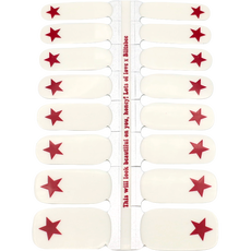 Blitsbee Gel Nagelstickers Starstruck Red&nbsp;20 stuks