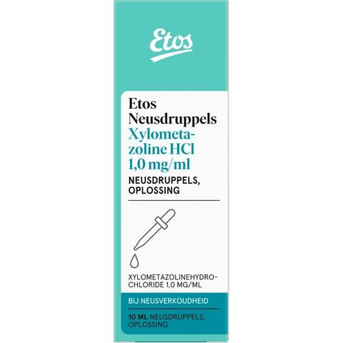 Etos Neusdruppels Xylometazoline HCl 1 MG/ML