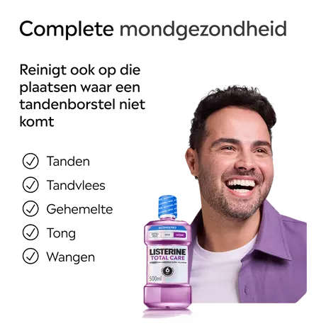 Listerine® Total Care Alcoholvrij Intense Mondwater 500 ML