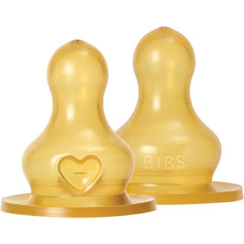 BIBS Flesspeen Medium Flow�Latex 2 stuks