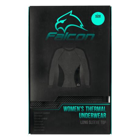 Falcon Thermoshirt Dames Antraciet M
