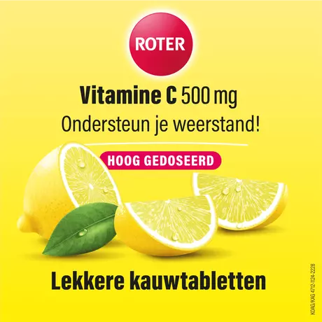 Roter Vitamine C 500 MG Citroen Tabletten 50 stuks
