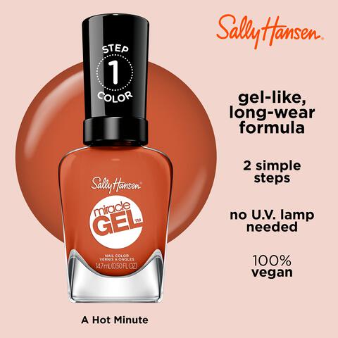Sally Hansen Miracle Gel Nail Polish Lacquer A Hot Minute 388 14.7 ML