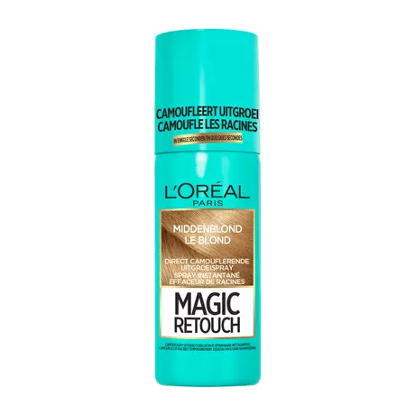 L'Oréal Paris Magic Retouch Camouflerende Uitgroeispray 5 Middenblond 75 ML