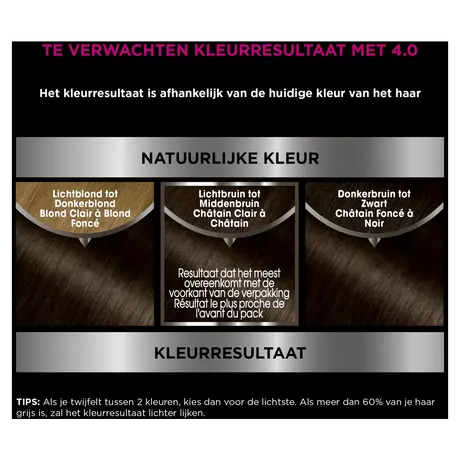 Garnier Olia Permanente Haarverf 4.0 Bruin