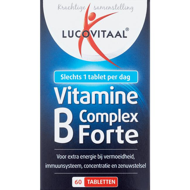 Polijsten Oefenen Autonoom Lucovitaal Vitamine B Complex Forte Tabletten 60 EA | Etos