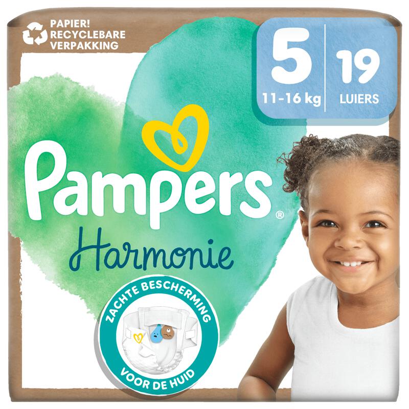 Pampers Harmonie Luiers Maat 5 11-16 kg 19 stuks
