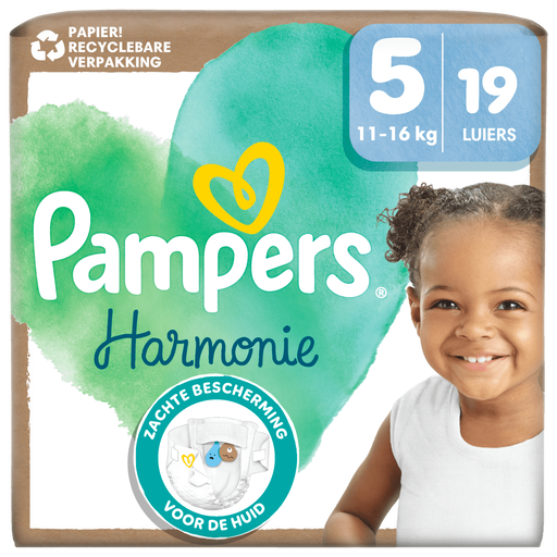 Pampers Harmonie Luiers Maat 5 11-16 kg 19 stuks