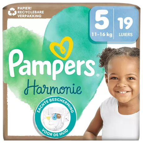 Pampers Harmonie Luiers Maat 5 11-16 kg 19 stuks
