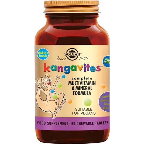 Solgar Kangavites Bounching Berry 60 kauwtabletten