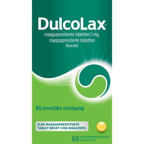 Dulcolax Bisacodyl Omhulde Tabletten 5 MG 60 Tabletten