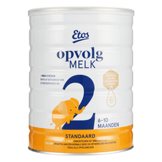 Etos Opvolgmelk Standaard 2 met melkvet voor baby's van 6 - 10 maanden - 800 gram