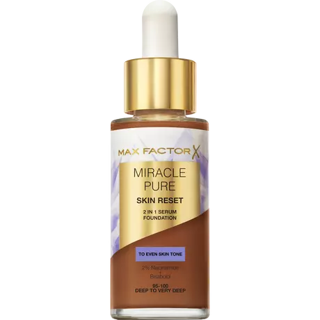 Max Factor Miracle Pure Serum Foundation 95-100 Deep To Very Deep 30 ML