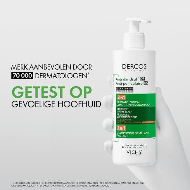 Vichy Dercos Anti-Roos 2-In-1 Shampoo + Conditioner 390 ML