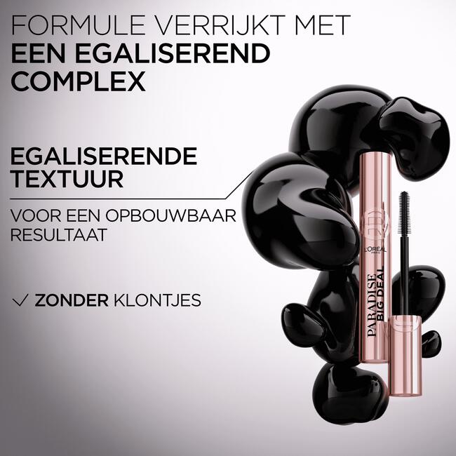 L'Oréal Paris Lash Paradise Big Deal Mascara Zwart