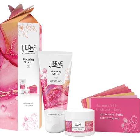 Therme Blooming Selfcare Shower Satin/Body Butter Giftset