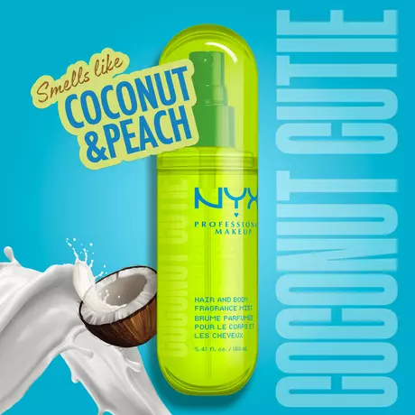 NYX Professional Makeup Hair & Body Fragrance Mist Coconut Cutie 80 ML
