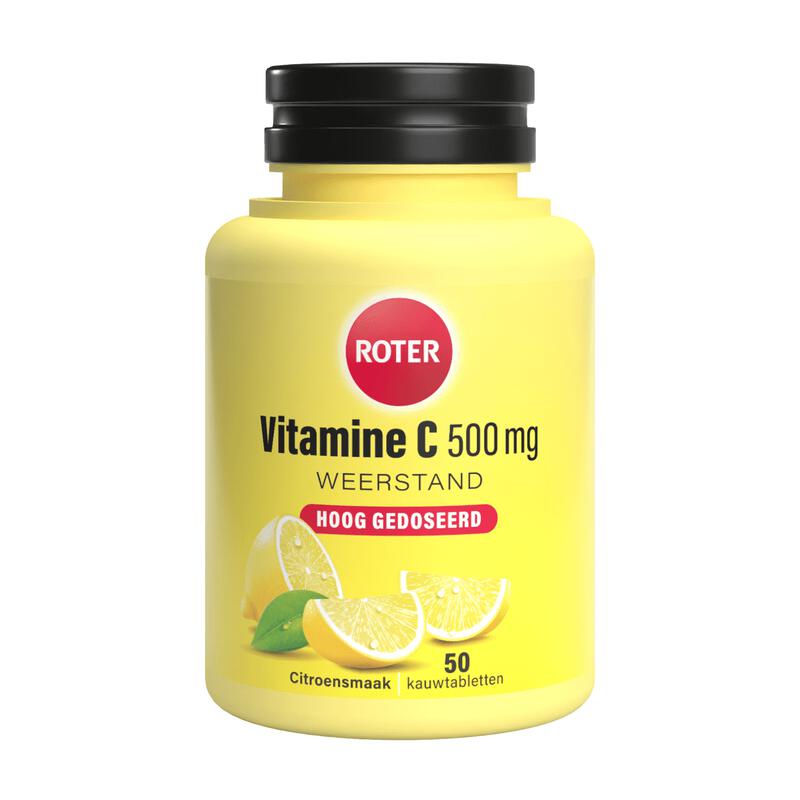 Roter Vitamine C 500 MG Citroen Tabletten 50 stuks