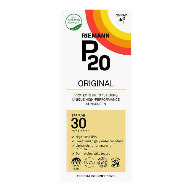 P20 Original Zonnebrand SPF30 175 ML