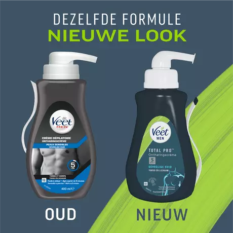 Veet Men Total Pro Ontharingscrème 400 ML