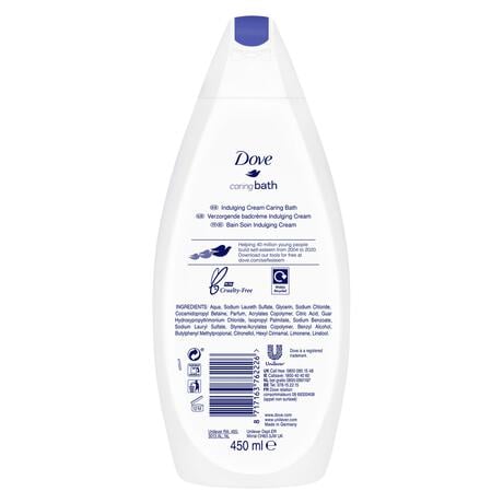 Dove Caring Bath Indulging Cream Badcrème 450 ML